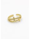 ANILLO GRADUABLE RODIO XUPING YXZ CRISTALES