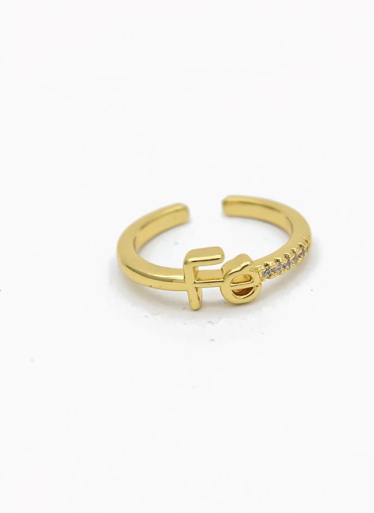 ANILLO GRADUABLE RODIO XUPING YXZ CRISTALES