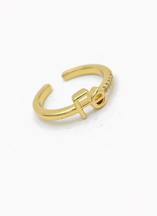 ANILLO GRADUABLE RODIO XUPING YXZ CRISTALES