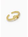 ANILLO GRADUABLE RODIO XUPING YXZ CRISTALES