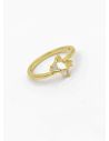 ANILLO GRADUABLE RODIO XUPING YXZ CRISTALES