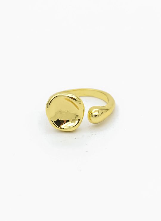 ANILLO GRADUABLE RODIO XUPING YXZ CRISTALES