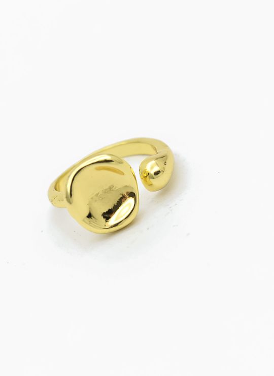 ANILLO GRADUABLE RODIO XUPING YXZ CRISTALES