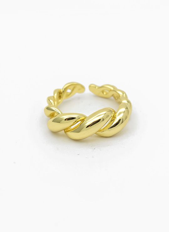 ANILLO GRADUABLE RODIO XUPING YXZ CRISTALES
