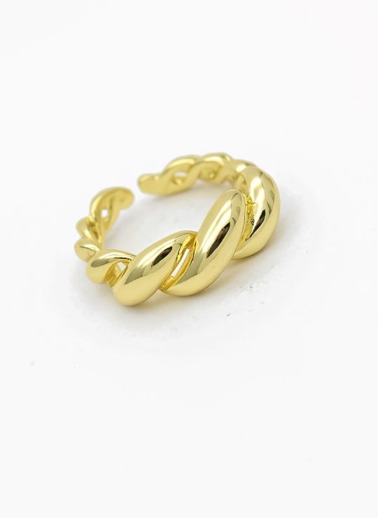 ANILLO GRADUABLE RODIO XUPING YXZ CRISTALES