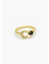 ANILLO GRADUABLE RODIO XUPING YXZ CRISTALES