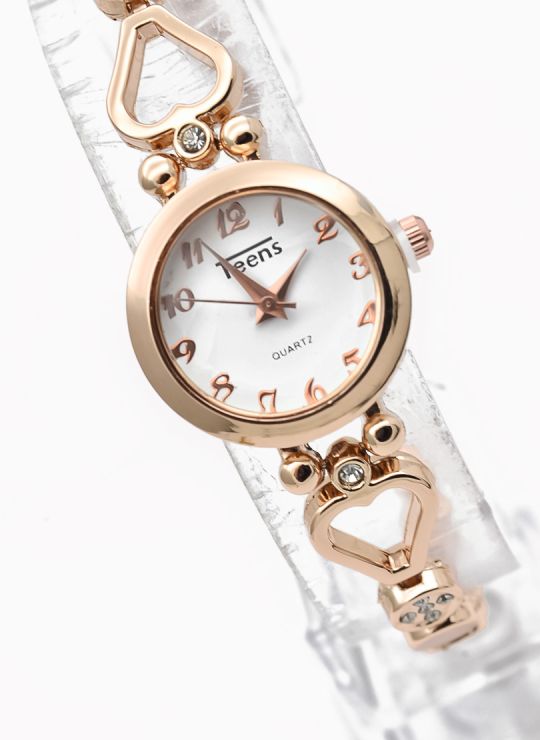 RELOJ ANALOGO CALIDAD AA PULSO METALICO / NO SUMERGIBLE