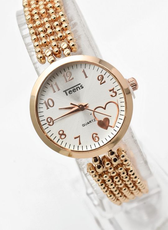 RELOJ ANALOGO CALIDAD AA PULSO METALICO / NO SUMERGIBLE