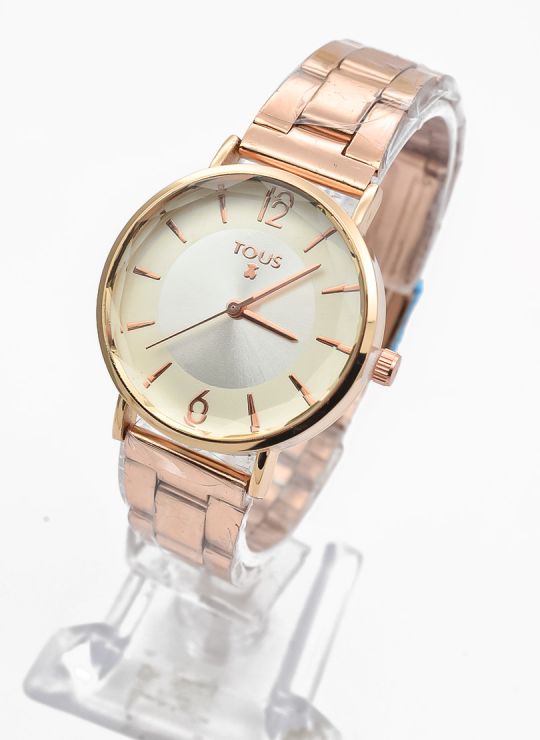 RELOJ ANALOGO CALIDAD AA PULSO METALICO / NO SUMERGIBLE