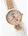 RELOJ ANALOGO CALIDAD AA PULSO METALICO / NO SUMERGIBLE
