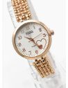 RELOJ ANALOGO CALIDAD AA PULSO METALICO / NO SUMERGIBLE