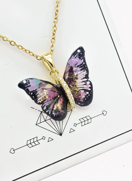 SET DE COLLAR, DIJE Y ARETES EN ACERO INOXIDABLE 316L