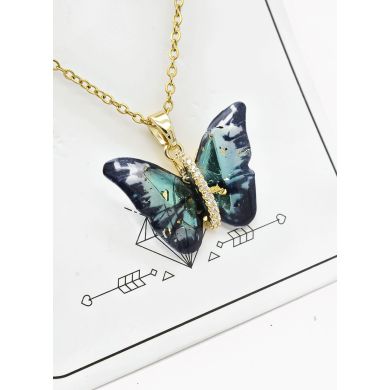 SET DE COLLAR, DIJE Y ARETES EN ACERO INOXIDABLE 316L