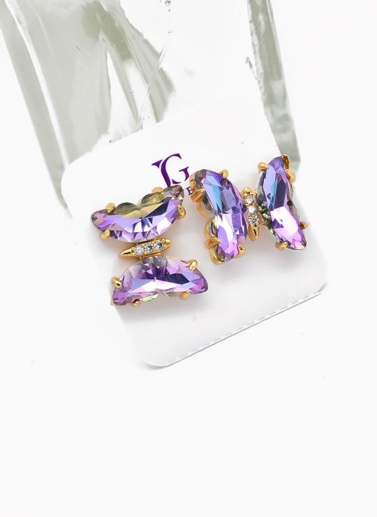 ARETES RODIO MARCA XUPING MICROCIRCONES /YSX