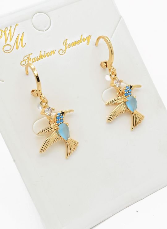 ARETES RODIO MARCA XUPING MICROCIRCONES /YSX