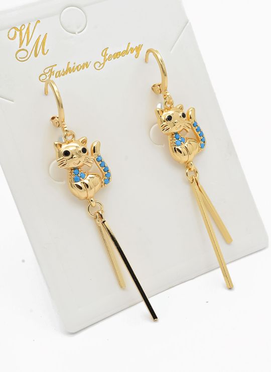 ARETES RODIO MARCA XUPING MICROCIRCONES /YSX