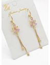 ARETES RODIO MARCA XUPING MICROCIRCONES /YSX