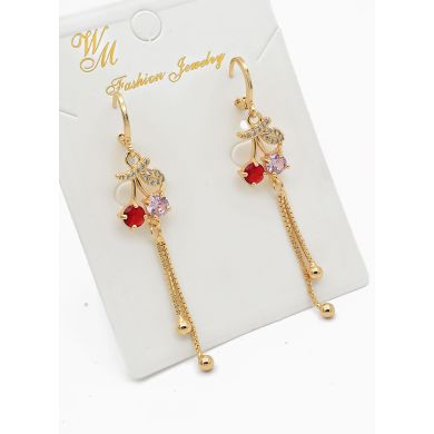 ARETES RODIO MARCA XUPING MICROCIRCONES /YSX