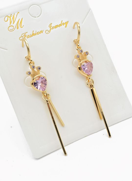 ARETES RODIO MARCA XUPING MICROCIRCONES /YSX