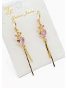 ARETES RODIO MARCA XUPING MICROCIRCONES /YSX