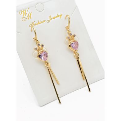 ARETES RODIO MARCA XUPING MICROCIRCONES /YSX