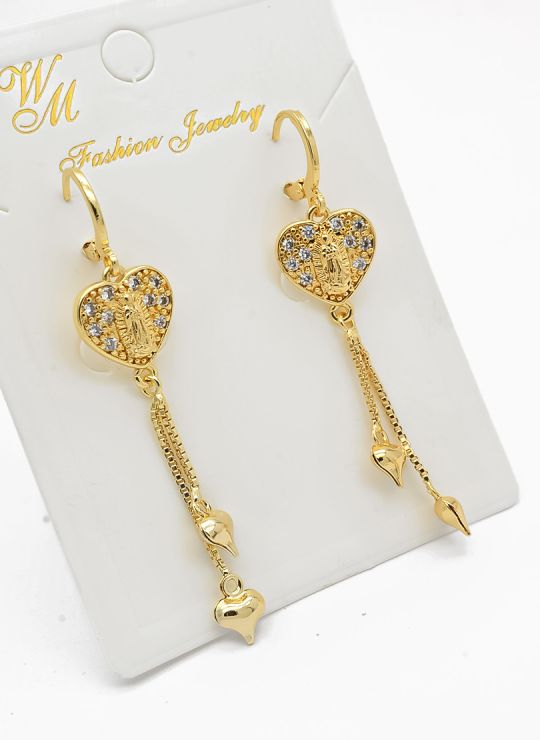 ARETES RODIO MARCA XUPING MICROCIRCONES /YSX