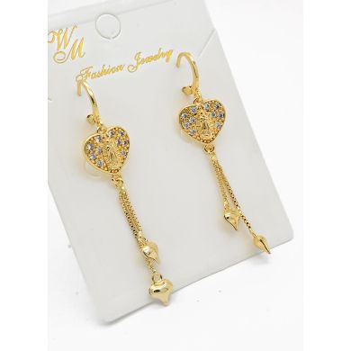 ARETES RODIO MARCA XUPING MICROCIRCONES /YSX