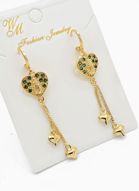 ARETES RODIO MARCA XUPING MICROCIRCONES /YSX