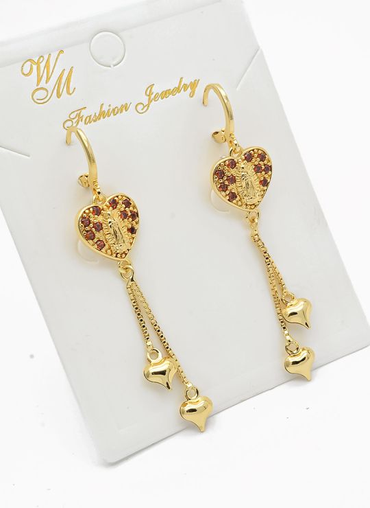 ARETES RODIO MARCA XUPING MICROCIRCONES /YSX