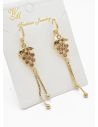 ARETES RODIO MARCA XUPING MICROCIRCONES /YSX