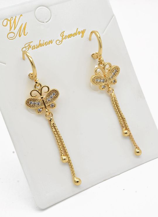ARETES RODIO MARCA XUPING MICROCIRCONES /YSX