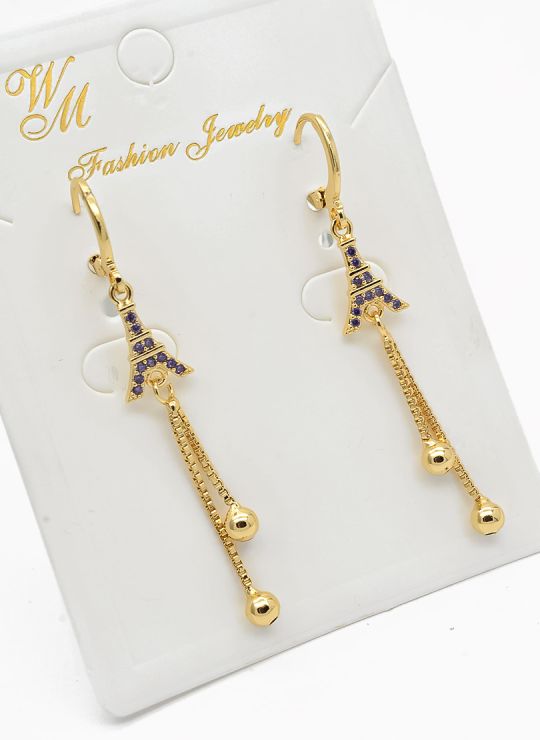 ARETES RODIO MARCA XUPING MICROCIRCONES /YSX