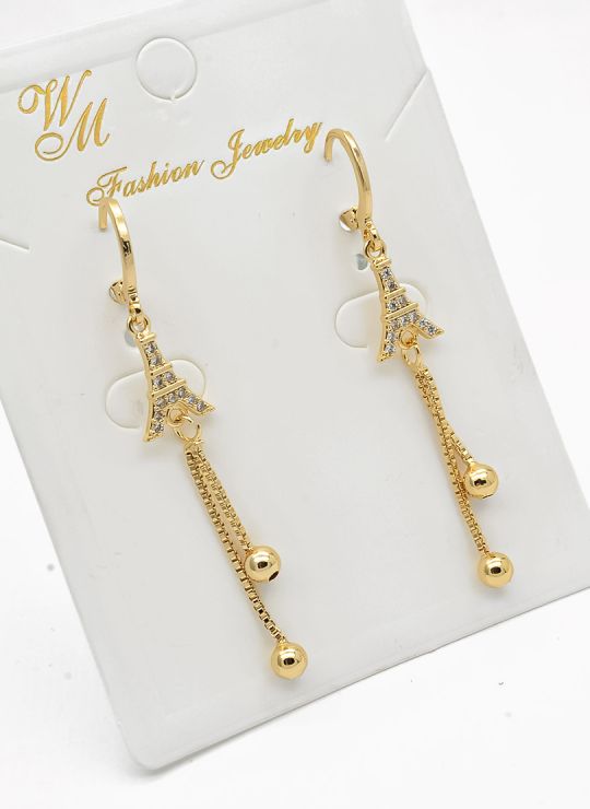 ARETES RODIO MARCA XUPING MICROCIRCONES /YSX