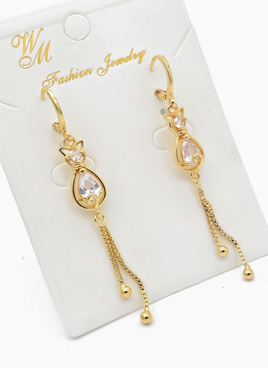 ARETES RODIO MARCA XUPING MICROCIRCONES /YSX