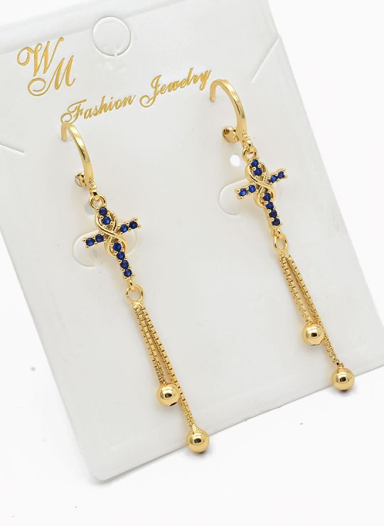 ARETES RODIO MARCA XUPING MICROCIRCONES /YSX