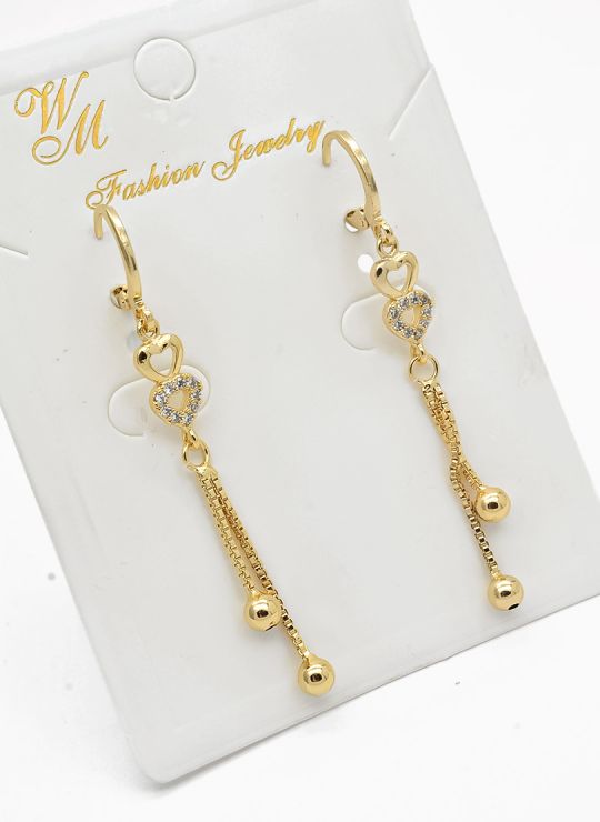 ARETES RODIO MARCA XUPING MICROCIRCONES /YSX