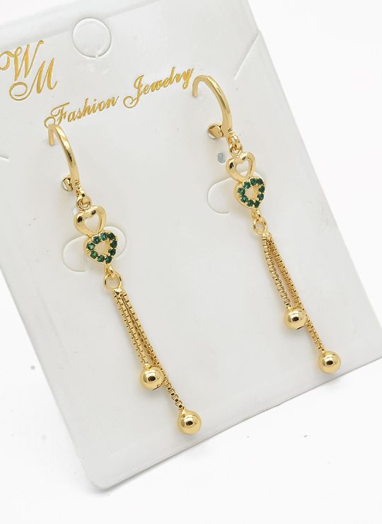 ARETES RODIO MARCA XUPING MICROCIRCONES /YSX