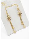 ARETES RODIO MARCA XUPING MICROCIRCONES /YSX