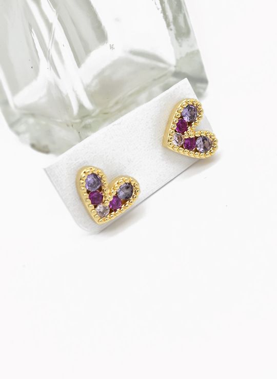 ARETES RODIO MARCA XUPING MICROCIRCONES /YSX