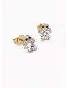 ARETES RODIO MARCA XUPING MICROCIRCONES /YSX