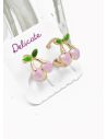 ARETES RODIO MARCA XUPING MICROCIRCONES /YSX