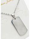 SET DE COLLAR, DIJE EN ACERO CRISTALES INOXIDABLE 316L