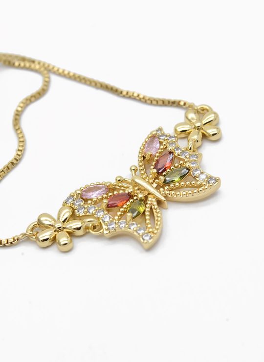 PULSERA / BRAZALETE EN RODIO CON MICROCIRCONES
