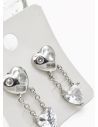 ARETES RODIO MARCA XUPING MICROCIRCONES /YSX