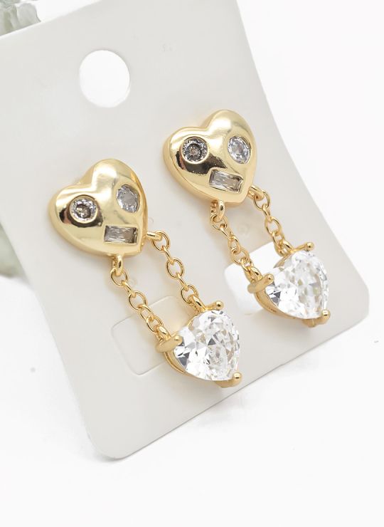 ARETES RODIO MARCA XUPING MICROCIRCONES /YSX