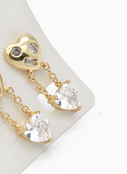 ARETES RODIO MARCA XUPING MICROCIRCONES /YSX