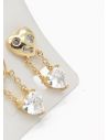 ARETES RODIO MARCA XUPING MICROCIRCONES /YSX