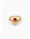 ANILLO GRADUABLE RODIO XUPING YXZ CRISTALES