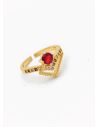 ANILLO GRADUABLE RODIO XUPING YXZ CRISTALES