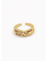 ANILLO GRADUABLE RODIO XUPING YXZ CRISTALES